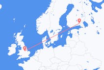 Flights from Nottingham, England to Lappeenranta, Finland