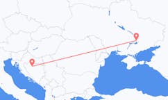 Flyreiser fra Banja Luka, Bosnia-Hercegovina til Zaporizhia, Ukraina