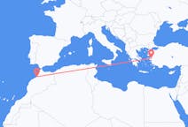 Flyreiser fra Rabat, til Izmir