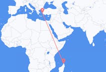 Flyrejser fra Antsiranana, Madagaskar til Samos, Grækenland