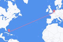 Flyg från George Town, Bahamas till Bryssel, Belgien