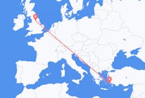 Flights from Kalymnos, Greece to Leeds, the United Kingdom