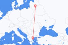 Flyrejser fra Skiathos til Vilnius