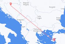 Flyg från Banja Luka till Mytilene