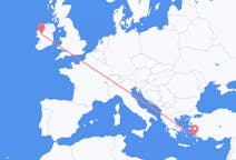 Flyg från Knock, Irland till Bodrum, Turkiet