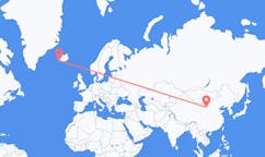 Flyreiser fra Wuhai, Kina til Reykjavik, Island