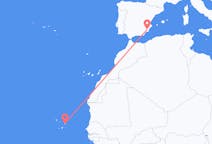Vluchten van Boa Vista, Kaapverdië naar Murcia, Spanje