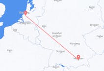 Flyrejser fra Rotterdam, Holland til München, Tyskland