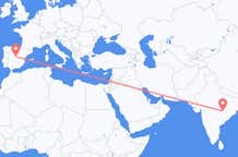 Flyrejser fra Raipur til Madrid