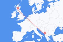 Flights from Tirana, Albania to Glasgow, the United Kingdom