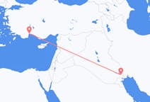 出发地 伊拉克出发地 巴士拉目的地 土耳其安塔利亚的航班