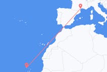 Vluchten van São Vicente, Kaapverdië naar Aspiran, Frankrijk