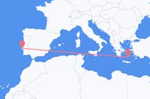 Flyrejser fra Lissabon til Santorini