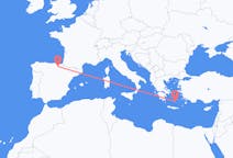 Flights from Vitoria-Gasteiz in Spain to Santorini in Greece