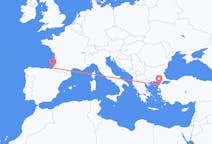 Flyg från Çanakkale till Biarritz