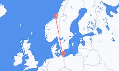 Flights from Heringsdorf, Germany to Trondheim, Norway