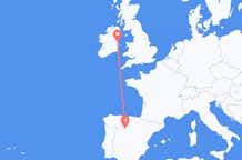 Flyg från Valladolid, Spanien till Dublin, Irland