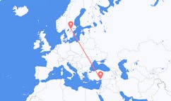 Flights from Örebro, Sweden to Adana, Turkey
