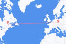 Loty z Saguenay w Kanadzie do Pragi w Czechach