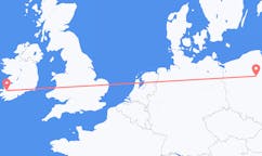 Flug frá Killorglin, Írlandi til Bydgoszcz, Póllandi
