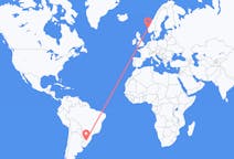 Flyg från Santa Maria, Kap Verde, Brasilien till Bergen, Norge