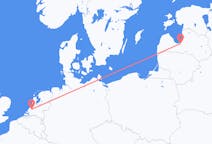 Flyreiser fra Riga, Latvia til Rotterdam, Nederland