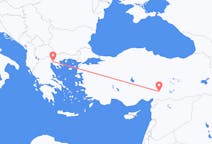Vluchten van Kahramanmaraş naar Thessaloniki