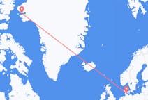 ตั๋วเครื่องบินจากเมืองQaanaaqไปยังเมืองSønderborg