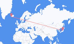 Flyrejser fra Niigata, Japan til Reykjavík, Island