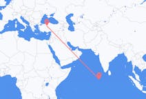 Flights from Kudahuvadhoo, Maldives to Ankara, Turkey