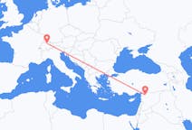 Flyrejser fra Aleppo til Zürich