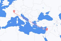 Flyg från Damaskus, Syrien till Genève, Schweiz