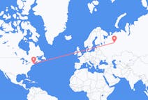 Flights from Boston, the United States to Syktyvkar, Russia