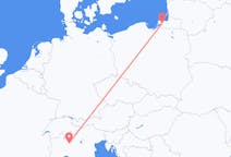 Flüge von der Stadt Mailand in die Stadt Kaliningrad
