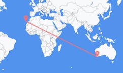 Vuelos de Albany, Australia hacia Santa Cruz de Tenerife, España