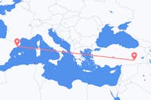 出发地 土耳其从 迪亚巴克尔目的地 西班牙巴塞罗那的航班