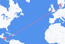 出发地 哥斯达黎加出发地 利比里亚目的地 丹麦奥胡斯的航班