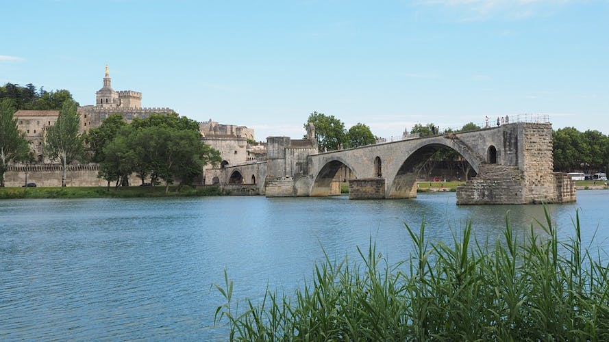Photo of Avignon France, by Hans Braxmeier-pont saint-bénézet