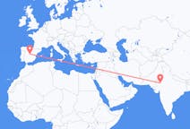 Flights from Jodhpur, India to Madrid, Spain