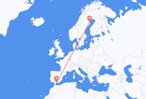 Voli da Skellefteå, Svezia a Malaga, Spagna