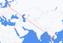 Flyg från Sihanoukville Province, Kambodja till Vilnius, Litauen