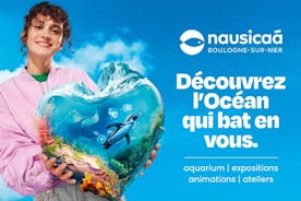 Entrébillet Nausicaa, det største akvarium i Europa
