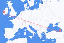 出发地 爱尔兰从 基洛格林目的地 土耳其特拉布宗的航班