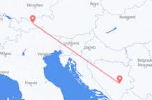 Flyrejser fra Innsbruck, Østrig til Sarajevo, Bosnien-Hercegovina