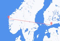 Flights from Helsinki, Finland to Florø, Norway