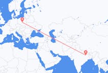 Flyreiser fra Patna, India til Lodz, Polen