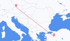 Lennot Linzistä, Itävalta Kütahyaan, Turkki