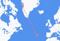 Flyreiser fra Aasiaat, Grønland til Ponta Delgada, Portugal