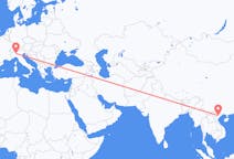 Flyreiser fra Hanoi, til Milano