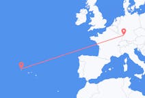 Flights from Corvo Island, Portugal to Karlsruhe, Germany